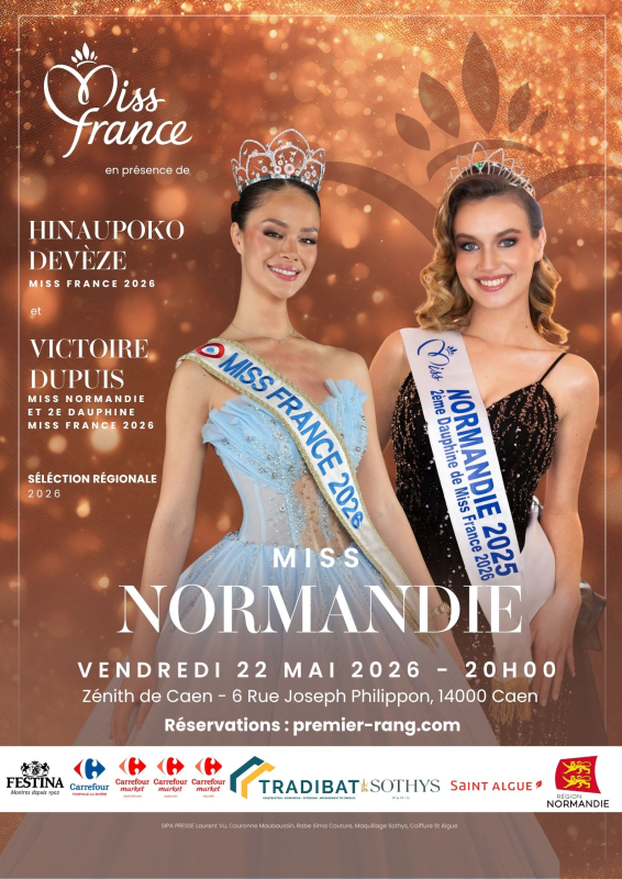 ELECTION REGIONALE MISS NORMANDIE 2026 - POUR MISS FRANCE 2027 - Z�nith